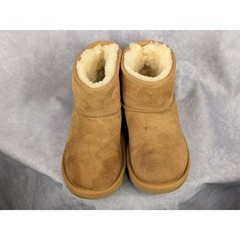 UGG Kids Classic Mini II Chestnut Suede Sheepskin Boots 1017715K Size 4