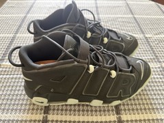 Nike Air More Uptempo ‘96 Dark Smoke Grey Barley Green FJ4181-001 Men’s Size 11