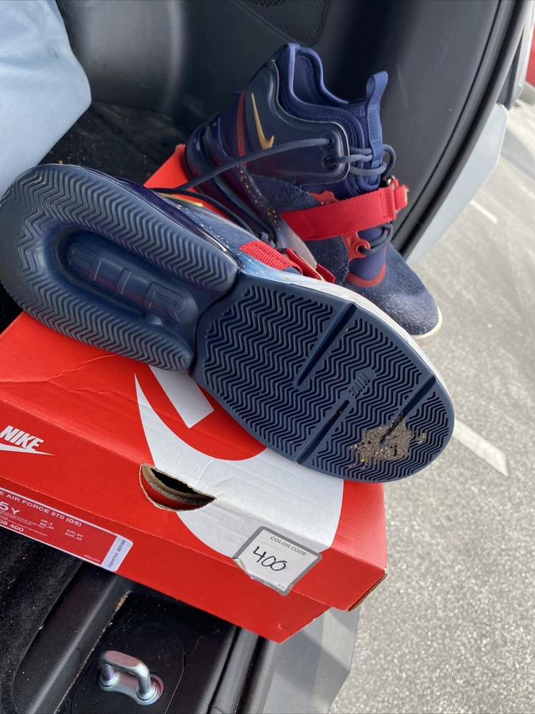 Size 5.5 (GS) – Nike Air Force 270 Mid Olympic