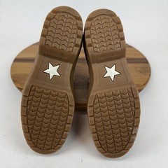 Big Kids Converse Chuck Taylor All Star Chelsea Beige Suede Lug Sole Boot Size 5