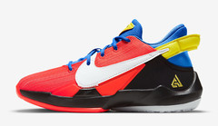 Nike Zoom Freak 2 (GS) ‚Bright Crimson‘ Black White Yellow Blue Kids‘ Size 5.5-7