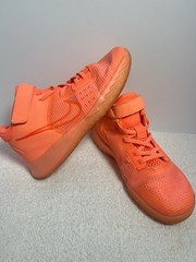 Nike Kyrie Flytrap Orange Mid Top Basketball Sneaker Strap Youth 2.5Y CT5536-800
