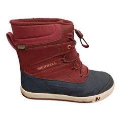 Merrell Big Kid’s Snow Bank 2.0 Boot in Berry Size 5