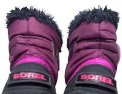 Sorel Toddler Snow Commander Kids Snow Boot black/Groovy Pink US 5