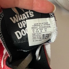 Converse x Looney Tunes Bugs Bunny Collaboration Red High Tops Kids Size 13