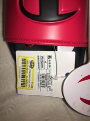 Champion Super Slide Solid Size: 4Y/ Color: Red. (280)