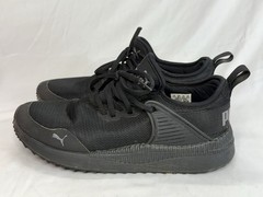 PUMA Juniors Size 6C Pacer Next Cage Black Running Shoes (366423-01)