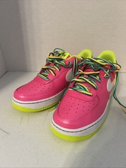 Nike Air Force 1 GS ‚Pink Blast Volt‘ Youth 6.5Y – CW5761 600 (No box)