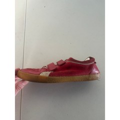 Dolce & Gabbana Hook and Loop Sneaker Shoes Kids 34 US 2.5 Red Leather Straps