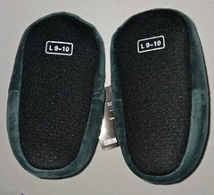 New Children’s Star Wars Boba Fett Size L 9-10 Slippers Green