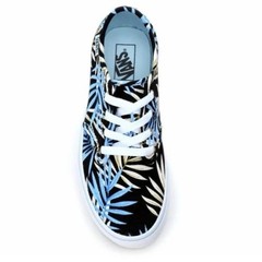Vans Unisex Camden Black and Blue Palms Tropical Sneakers Youth Sizes 1-3