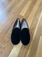 Kids shoes Zebra kids Black Slip-On Shoes for Kids Velour Velvet Size 33 2