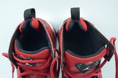 Jordan-Nike #343795-610 TRUE Flight SNEAKER BG GYM RED & BLACK SIZE 6Y