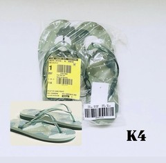 J.Crew Crewcuts Kids Printed Camo Splatter Flip Flops Size K4