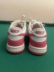 Nike Dunk Low Laser Fuchsia GS Size 4Y Pink Sneakers Shoes Barbie FB9109-102