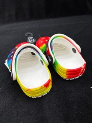 CROCS Classic Tie Dye Graphic Kids EU 19-20 / UK C4 Clog Slippers Roomy Fit