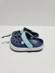 Crocs Crocband II Clogs c4/5 Navy Ice Blue New With Tags