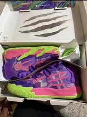 PUMA MB.03 Toxic JR Unisex Kids Sneaker 7Y/8.5 W