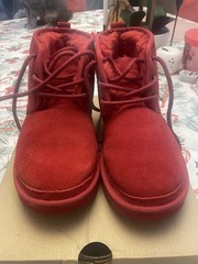 UGG Boots Neumel II Classic Chukka Big Kids‘ Size US 3 Samba Red