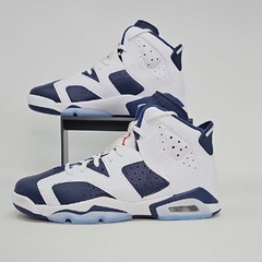Air Jordan 6 Retro (GS) Olympic 384665-164 Boys Sneakers – Size 6Y