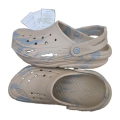 Crocs Unisex Off Grid Marbled Clog Comfort Slip On Cobblestone SZ 5 Men /7W NEW