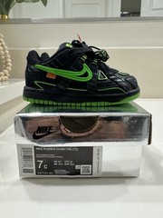 Nike x Off-White Rubber Dunk TD Black Green Strike Toddler Size 7C CW7444-001