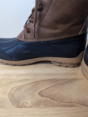 Sperry Port Boots, Size 5 M, Brown/Navy