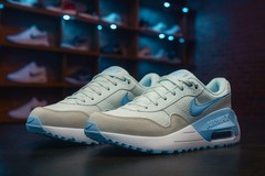 Size 7 (GS) – Nike Air Max SYSTM Low White Cobalt Bliss DQ0284 111 NIB