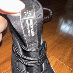 Nike Binzie Boot Size 5Y Puddle Protect Black And White Kids Rain Boot