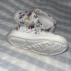 Disney Native Mickey Mouse C5 Unisex Children’s Shoes White Slip-On Waterproof