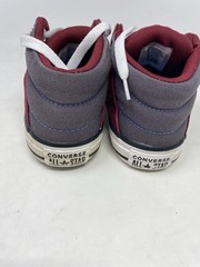 Converse All Star Chuck Taylor Axel Mid Top Size 1 Youth Maroon & Gray