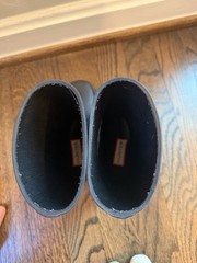 Hunter Kids First Classic Rain Boots in black Size 9 Us