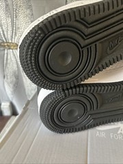 Nike Air Force 1 GS Black/White Mesh Size 6.5Y (HJ9201-001)