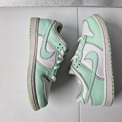 Nike Dunk Low Pre-School Mint Green White Sneakers Youth Shoes Size 2.5Y