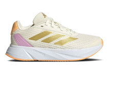 New Adidas Duramo SL Ivory & Pink Running Shoes Legacy kids US Size 12K