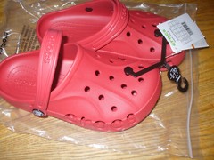 Clogs Juniors Baya Kids Roomy Fit Choice Size Red Pepper 205483-6EN NWT