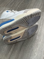 Nike Air Jordan 3 Retro Lucky Shorts Summit White Blue Size 11C DM0966-101