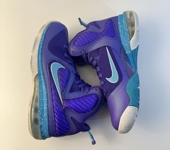 Size 4.5 – Nike LeBron 9 Summit Lake Hornets