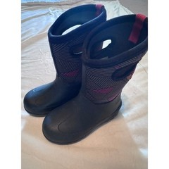 Bogs Kids Neo-Classic Geo Waterproof Insulated Winter Boots Black Pink Size 13
