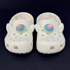 Crocs Toddler Classic I Am Rainbow Unicorn Clogs Size 8 C Kids New Without Box