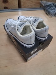 Converse CTAS Street Slip-on White/Ash/White Shoes Junior size 3 (656069F)