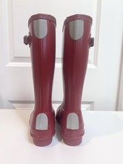 Hunter Red Kids‘ Original Gloss Waterproof Rain Boot Boys Girls Size 1/2