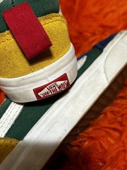 Size 8 – VANS Old Skool Low Multicolor (Red Blue Green Yellow and Sole White