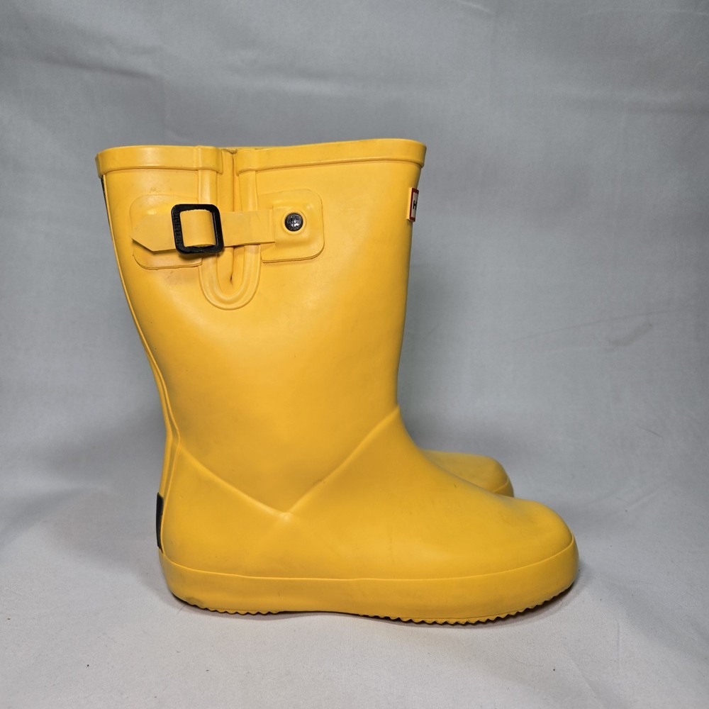 HUNTER Big Kids Original Tall Rain Boots Wellies Unisex Size 1 Girls / 13 Boys