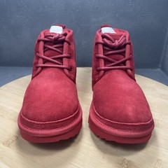 UGG Neumel II Boot Suede Upper 1017320K Chestnut Kids Size 3 Small Glue On Seam