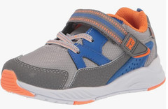 Stride Rite Boys M2P Journey 2 Sneaker, Grey Blue Orange Size 3 M US