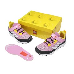 adidas Terrex Agravic Flow CF K Pink Yellow Black Kids Preschool Running IE4972