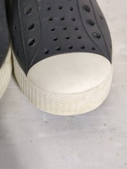 Native Shoes Jefferson Child Black Shell White Toe Sneakers Little Kid 13