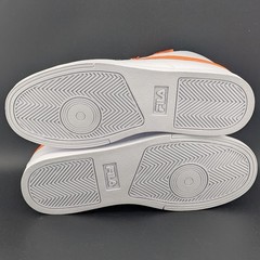 Fila Vulc 13 White Orange Color Pop Size 7Y / 8 Womens 3FM01121-129