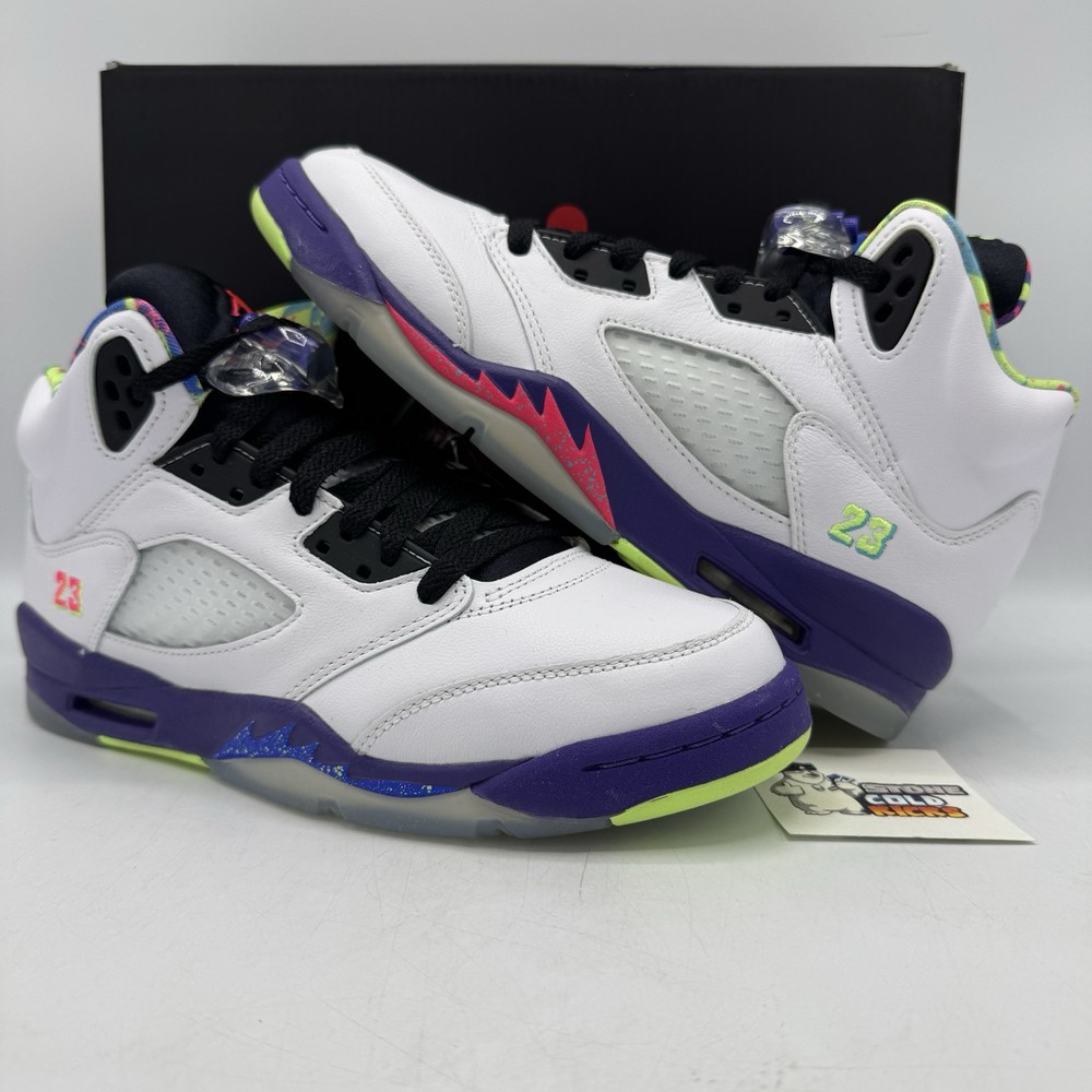 Jordan 5 Retro GS Alternate Bel Air DB3024-100 Size 6Y Grape Metallic XI V IV I